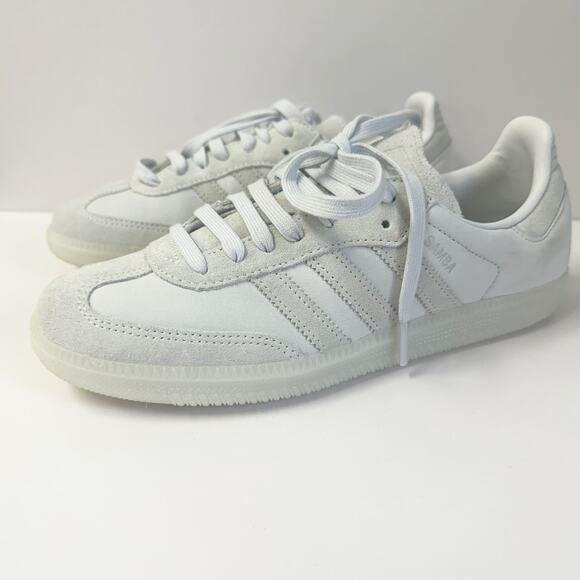 Adidas‎ Samba OG sneaker in "Dash Grey" Mens Size 9 White Gum Sole UK Size 7.5 - Picture 8 of 12